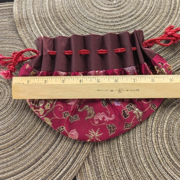 Vintage Brocade Drawcord Evening Bag EUC - Picture 4 of 11